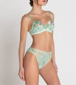 Soutien-gorge Armatures AMOUR NYMPHEA Jade Aqua -Calida Soldes Magasin amour nymphea sga jade aqua 4