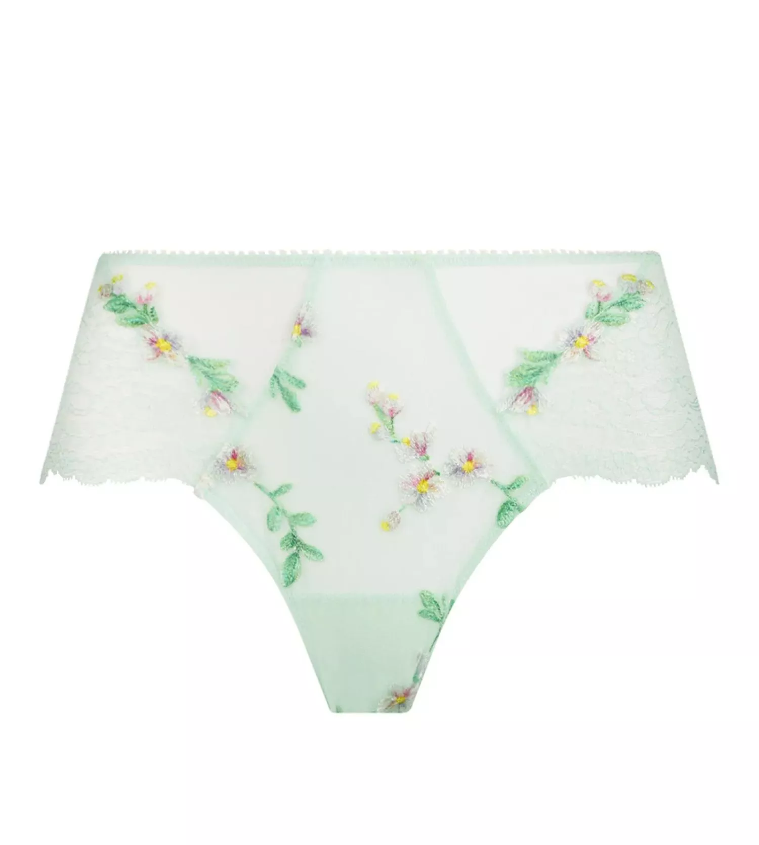 Shorty Enrichi AMOUR NYMPHEA Jade Aqua 1 Shorty Enrichi AMOUR NYMPHEA Jade Aqua