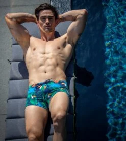 Boxer Bain Toucan Pour Homme Navy Print -Calida Soldes Magasin boxer bain toucan pour homme p0ra navy print 3