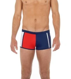 Hom Boxer De Bain Court Waterpolo MARINE OORA