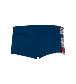 Boxer De Bain Pour Homme Marine / Rouge 3052