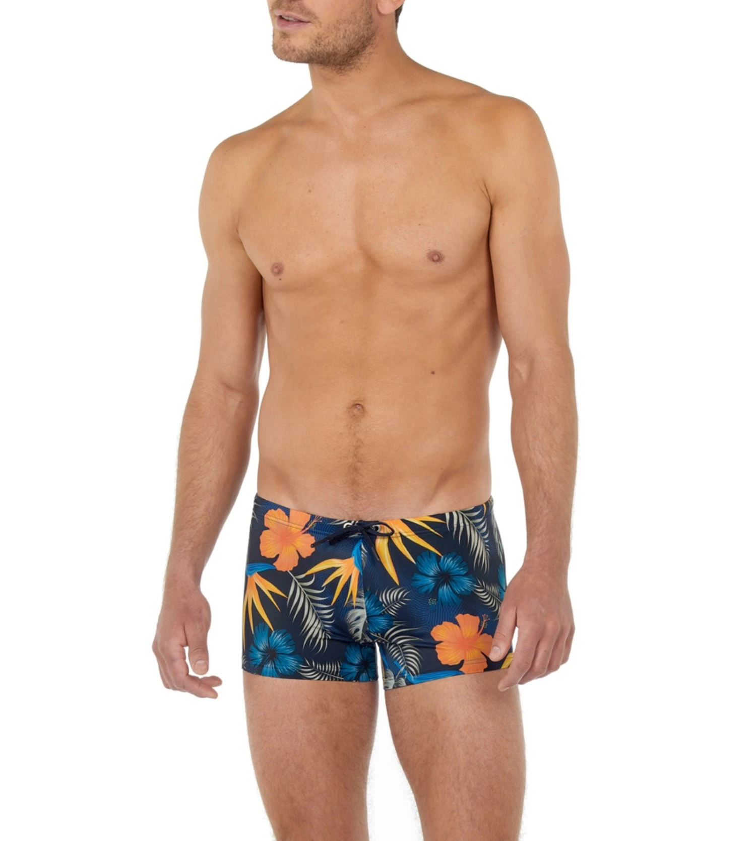Boxer De Bain Tiki Pour Homme Navy Print 4 Boxer De Bain Tiki Pour Homme Navy Print – Image 4
