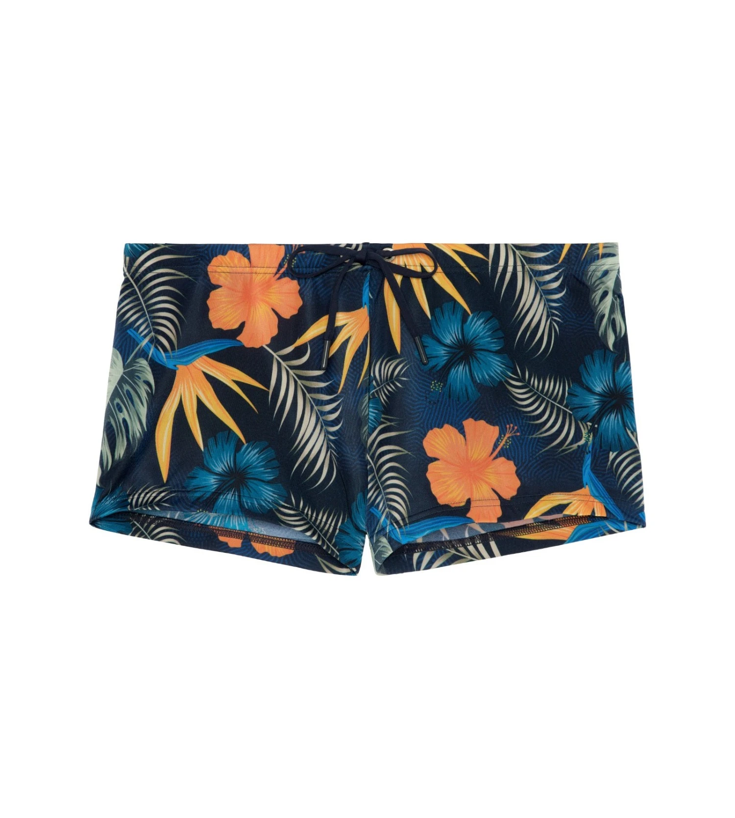 Boxer De Bain Tiki Pour Homme Navy Print 1 Boxer De Bain Tiki Pour Homme Navy Print