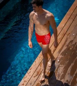 Hom Boxer De Bain Winner ROUGE 00PA -Calida Soldes Magasin boxer de bain winner rouge 00pa 4