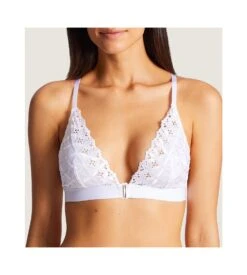 Aubade Bralette Triangle Sans Armatures Bahia & Moi Blanc -Calida Soldes Magasin bralette triangle bahia moi blanc 2