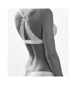Aubade Bralette Triangle Sans Armatures Bahia & Moi Blanc -Calida Soldes Magasin bralette triangle bahia moi blanc 5
