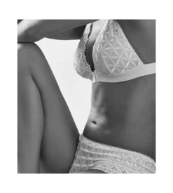 Aubade Bralette Triangle Sans Armatures Bahia & Moi Blanc -Calida Soldes Magasin bralette triangle bahia moi blanc 6
