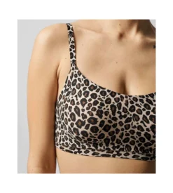 Chantelle Brassière à Coques Softstretch Leopard Nude