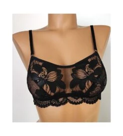 Brassière Bandeau Glamour Couture Noir