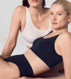 Calida Brassière Bustier Elastic NOIR -Calida Soldes Magasin brassiere bustier elastic noir 992 2