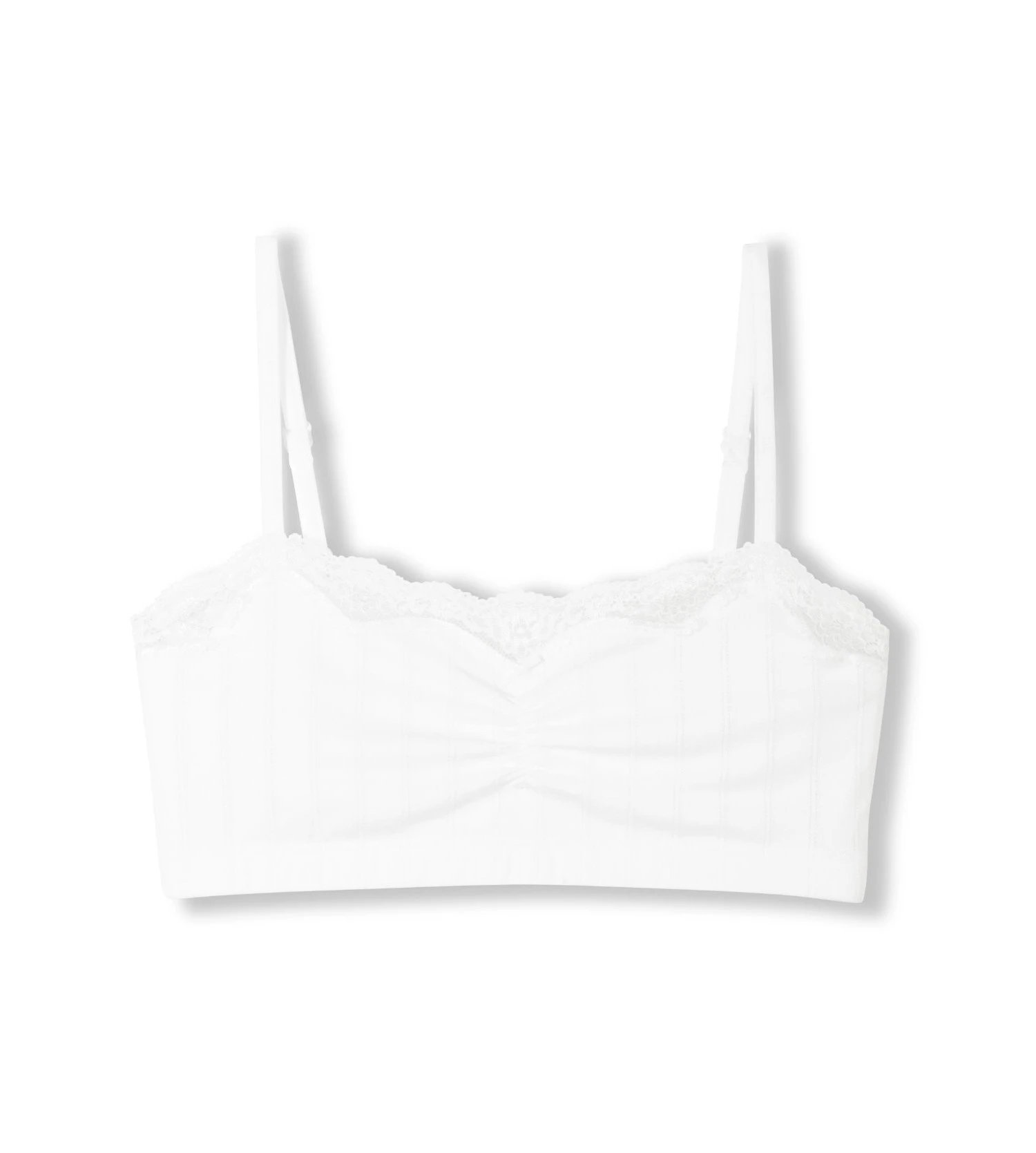 Calida Bustier Dentelle Etude Toujours Blanc 1 Calida Bustier Dentelle Etude Toujours Blanc