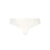 Simone Perele Culotte En Satin & Tulle Brodé Wish NATUREL