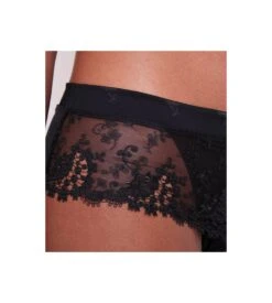 Simone Perele Culotte En Satin & Tulle Brodé Wish NOIR 8 Simone Perele Culotte En Satin & Tulle Brodé Wish NOIR -Calida Soldes Magasin culotte en satin tulle brode wish noir 2