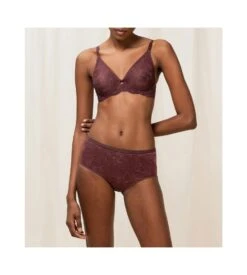 Triumph Culotte Haute Galbante Amourette Charm Decadent Chocolate -Calida Soldes Magasin culotte haute amourette charm 7572 decadent chocolate 4