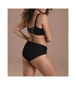 ANITA Culotte Haute Brodée Orely NOIR -Calida Soldes Magasin culotte haute brodee orely noir 2