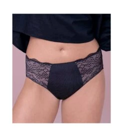 ANITA Culotte Haute Brodée Orely NOIR -Calida Soldes Magasin culotte haute brodee orely noir 4