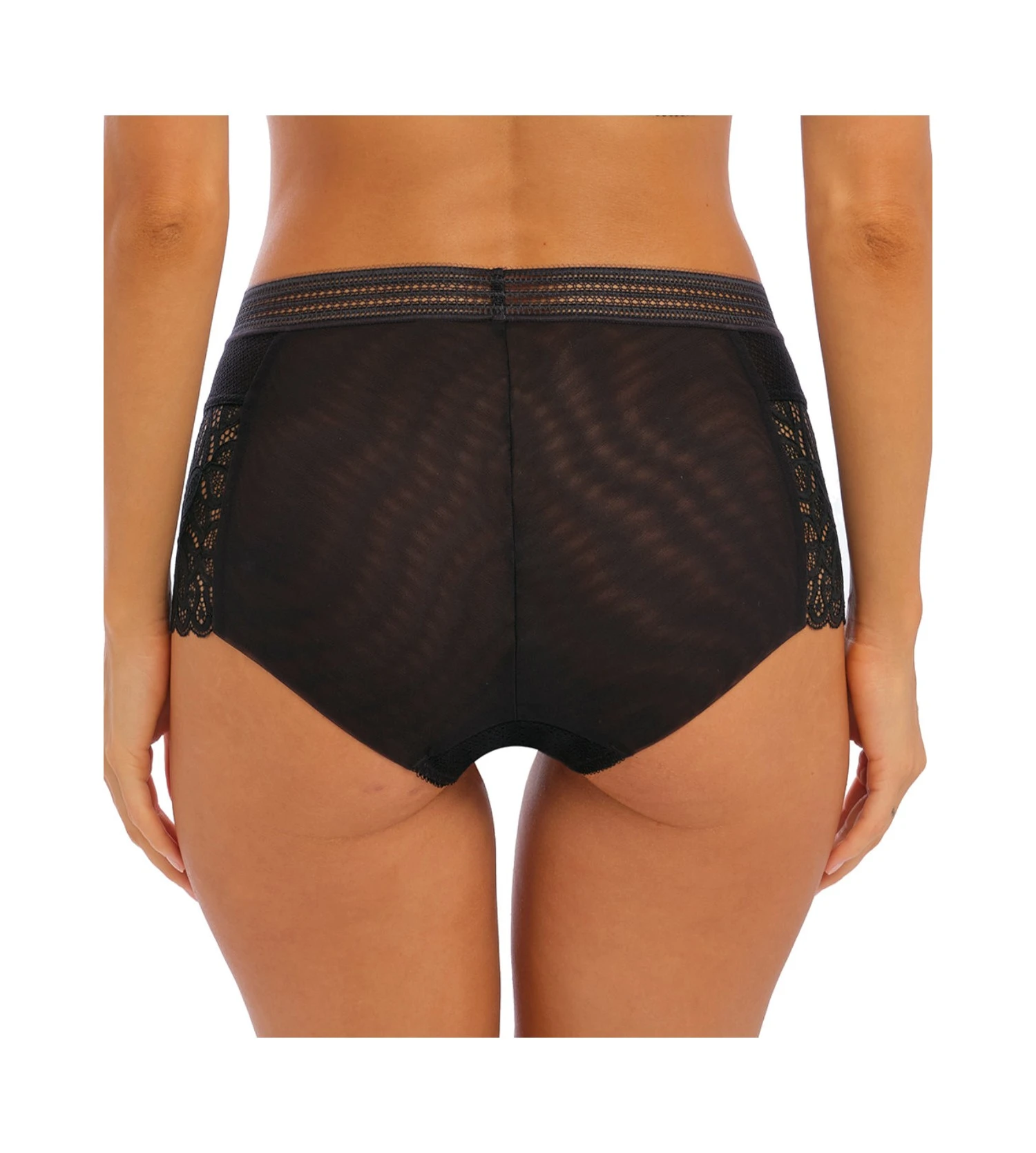 Wacoal Culotte Haute Raffine NOIR 3 Wacoal Culotte Haute Raffine NOIR – Image 3