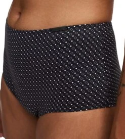 Chantelle Culotte Menstruelle Haute à Motifs Noir Bicolore -Calida Soldes Magasin culotte menstruelle haute a motifs ofs noir bicolore 2