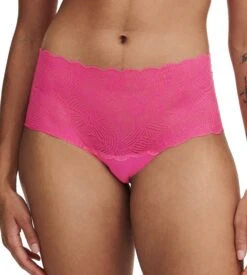 Chantelle Culotte Taille Haute Dentelle Rose Pitaya -Calida Soldes Magasin culotte taille haute dentelle o6x rose pitaya 2