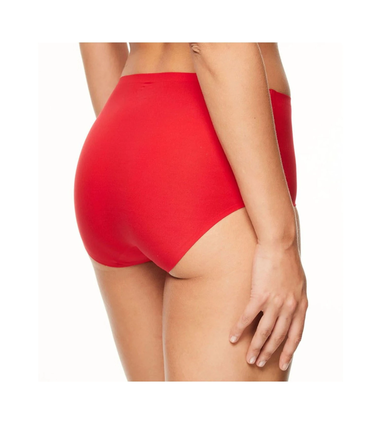 Chantelle Culotte Taille Haute Softstretch Coquelicot 2 Chantelle Culotte Taille Haute Softstretch Coquelicot – Image 2