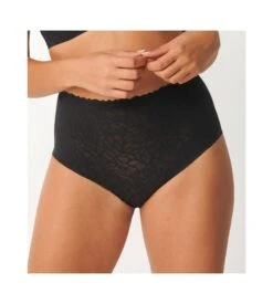 Sloggi Culotte Taille Haute Zéro Feel Lace NOIR -Calida Soldes Magasin culotte taille haute zero feel lace 04 noir 3