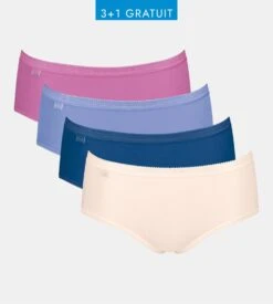 Lot De 4 Sloggi Basic+ Midi V002 7 Lot De 4 Sloggi Basic+ Midi V002 -Calida Soldes Magasin lot de 4 sloggi basic midi v002 2