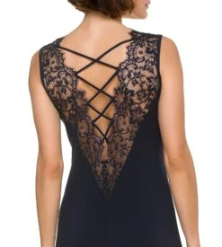 Nuisette Avec Dentelle De Modal Dark Navy -Calida Soldes Magasin nuisette avec dentelle de modal dark navy 310 2