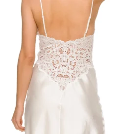 Nuisette En Satin Et Dentelle Sonia Crème -Calida Soldes Magasin nuisette en satin et dentelle sonia creme 2
