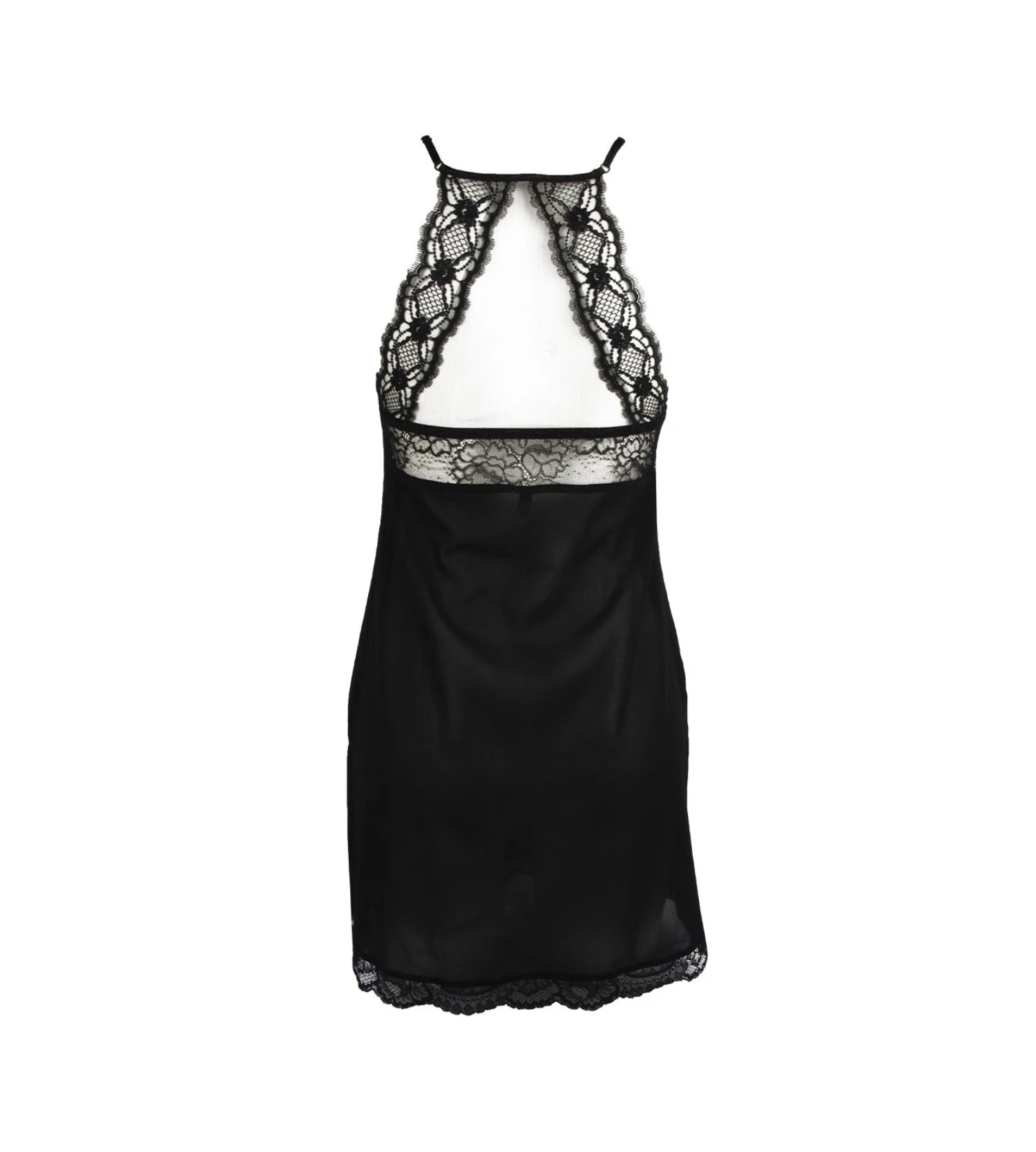 Nuisette Sublime En Dentelle Noir 2 Nuisette Sublime En Dentelle Noir – Image 2