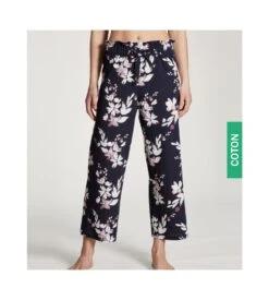 Calida Pantalon Corsaire Favourites Dreams DARK LAPIS BLUE -Calida Soldes Magasin pantalon corsaire favourites dreams 339 dark lapis blue 4