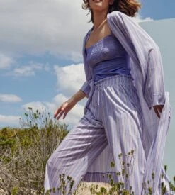 Calida Pantalon D'intérieur Rayé Favourites Rosy Provence Blue -Calida Soldes Magasin pantalon d interieur pour femme 371 provence blue 3