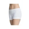 Panty En Coton Fines Côtes Femme Blanc
