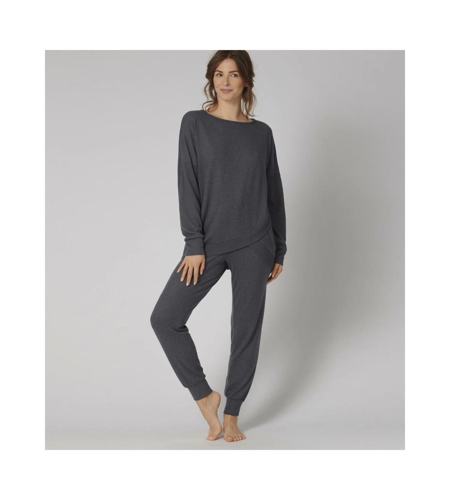 Triumph Pull Asymétrique Lounge-Me Climate Dark Grey 3 Triumph Pull Asymétrique Lounge-Me Climate Dark Grey – Image 3