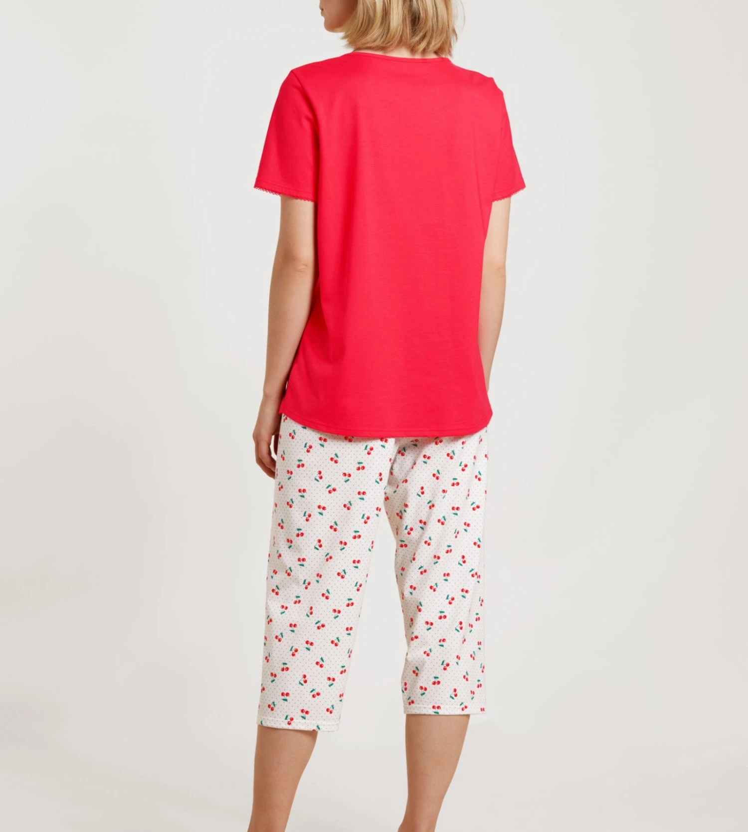 Calida Pyjama Corsaire Fruity Dreams Red Glow 2 Calida Pyjama Corsaire Fruity Dreams Red Glow – Image 2