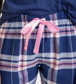 Pyjama Corsaire Pour Femme Bleu -Calida Soldes Magasin pyjama corsaire pour femme 158 bleu 1