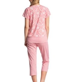 Pyjama Corsaire Pour Femme Corail