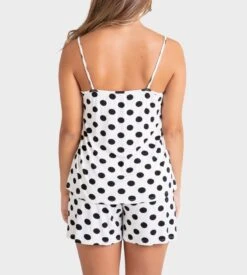 Pyjama Court Bretelles Fines Ecru 6 Pyjama Court Bretelles Fines Ecru -Calida Soldes Magasin pyjama court bretelles fines 101 ecru 2