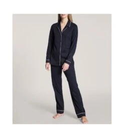 Calida Pyjama Femme à Boutons Night Lovers DARK LAPIS BLUE 14 Calida Pyjama Femme à Boutons Night Lovers DARK LAPIS BLUE -Calida Soldes Magasin pyjama femme a boutons night lovers 339 dark lapis blue 6