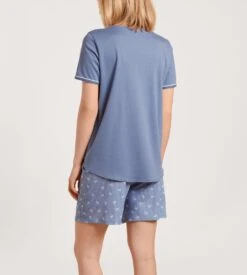 Calida Pyjashort Pour Femme Provence Blue 5 Calida Pyjashort Pour Femme Provence Blue -Calida Soldes Magasin pyjashort pour femme 371 provence blue 2