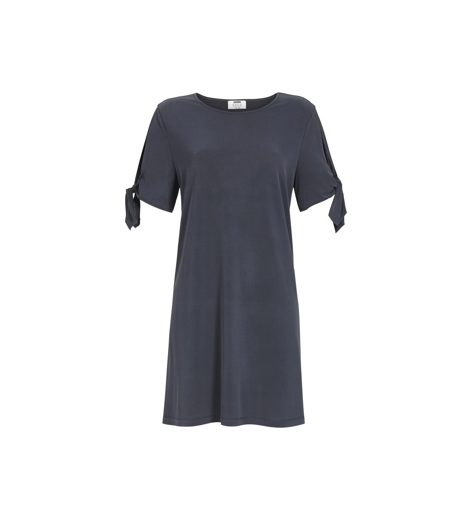 Solo Robe En Modal GRIS 2 Solo Robe En Modal GRIS – Image 2