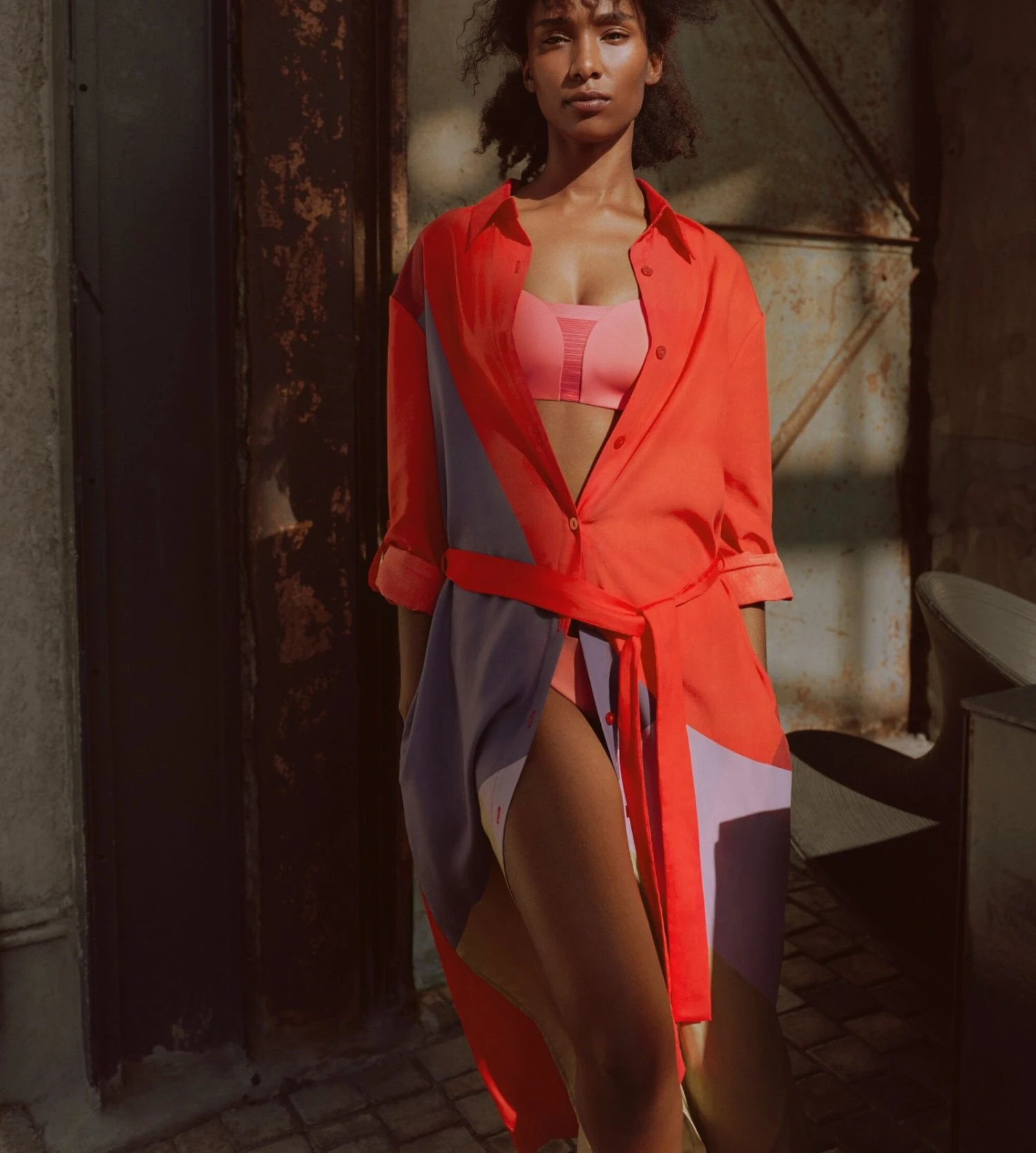 Triumph Robe Longue Boutonnée Thermal Mywear Multi-Colour 2 Triumph Robe Longue Boutonnée Thermal Mywear Multi-Colour – Image 2