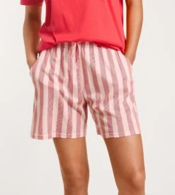 Calida Short D'intérieur Rayé Favourites Fruits Red Glow -Calida Soldes Magasin short d interieur pour femme 136 red glow 4