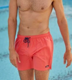 Short De Bain Uni W75 Corail -Calida Soldes Magasin short de bain uni w75 corail 2