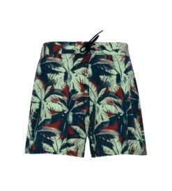 Short De Plage Imprimé 3075 Marine / Vert