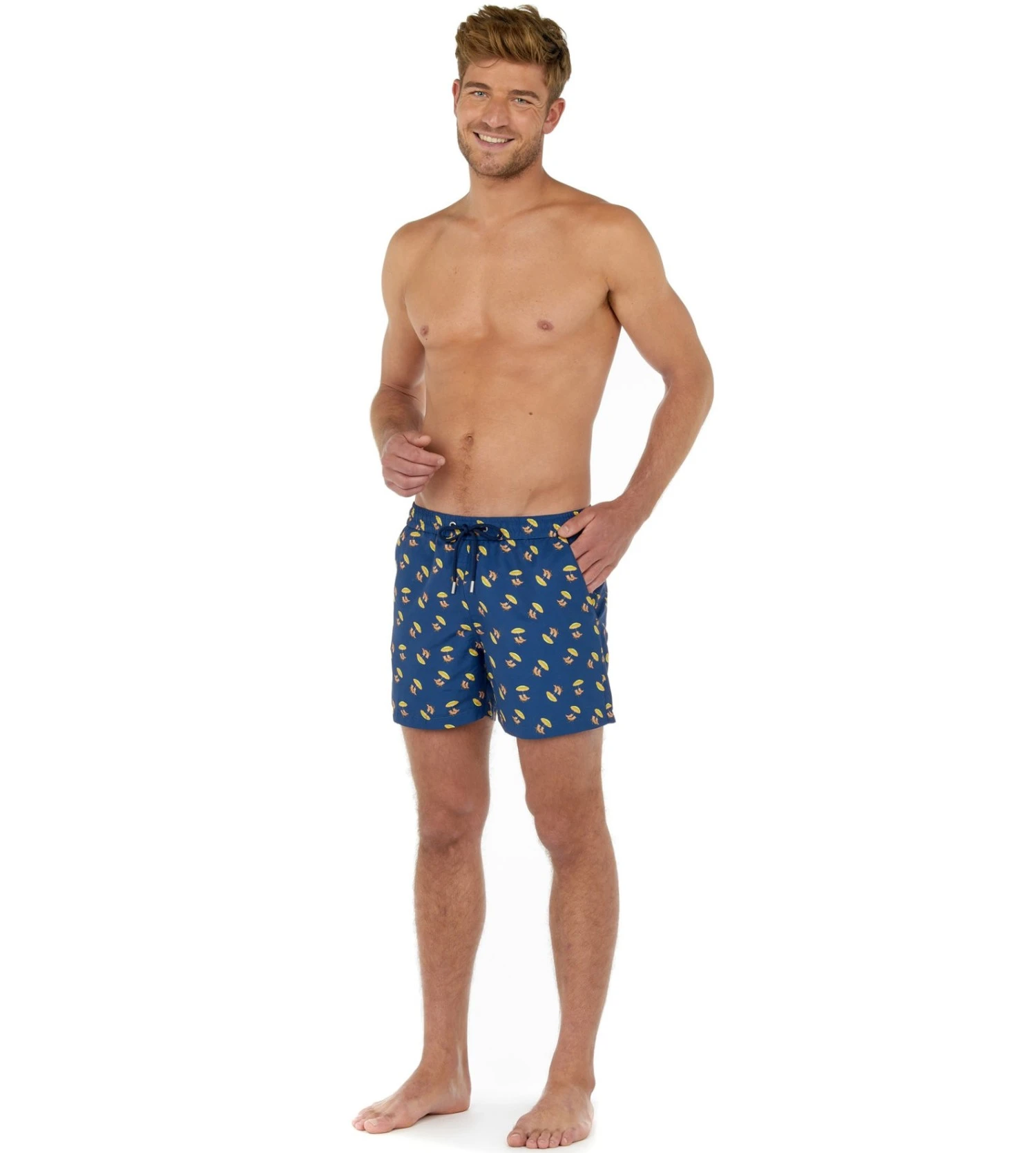 Hom Short De Plage Marcello I0RA Navy Print 2 Hom Short De Plage Marcello I0RA Navy Print – Image 2