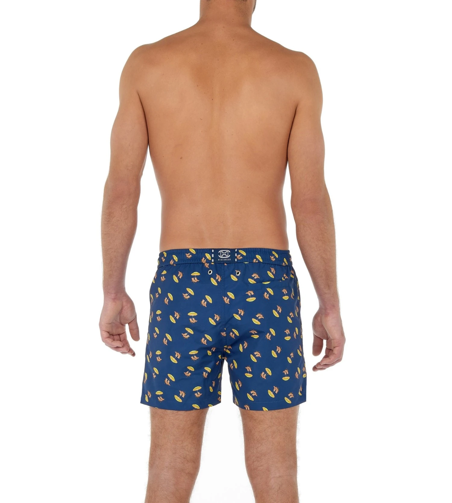 Hom Short De Plage Marcello I0RA Navy Print 4 Hom Short De Plage Marcello I0RA Navy Print – Image 4
