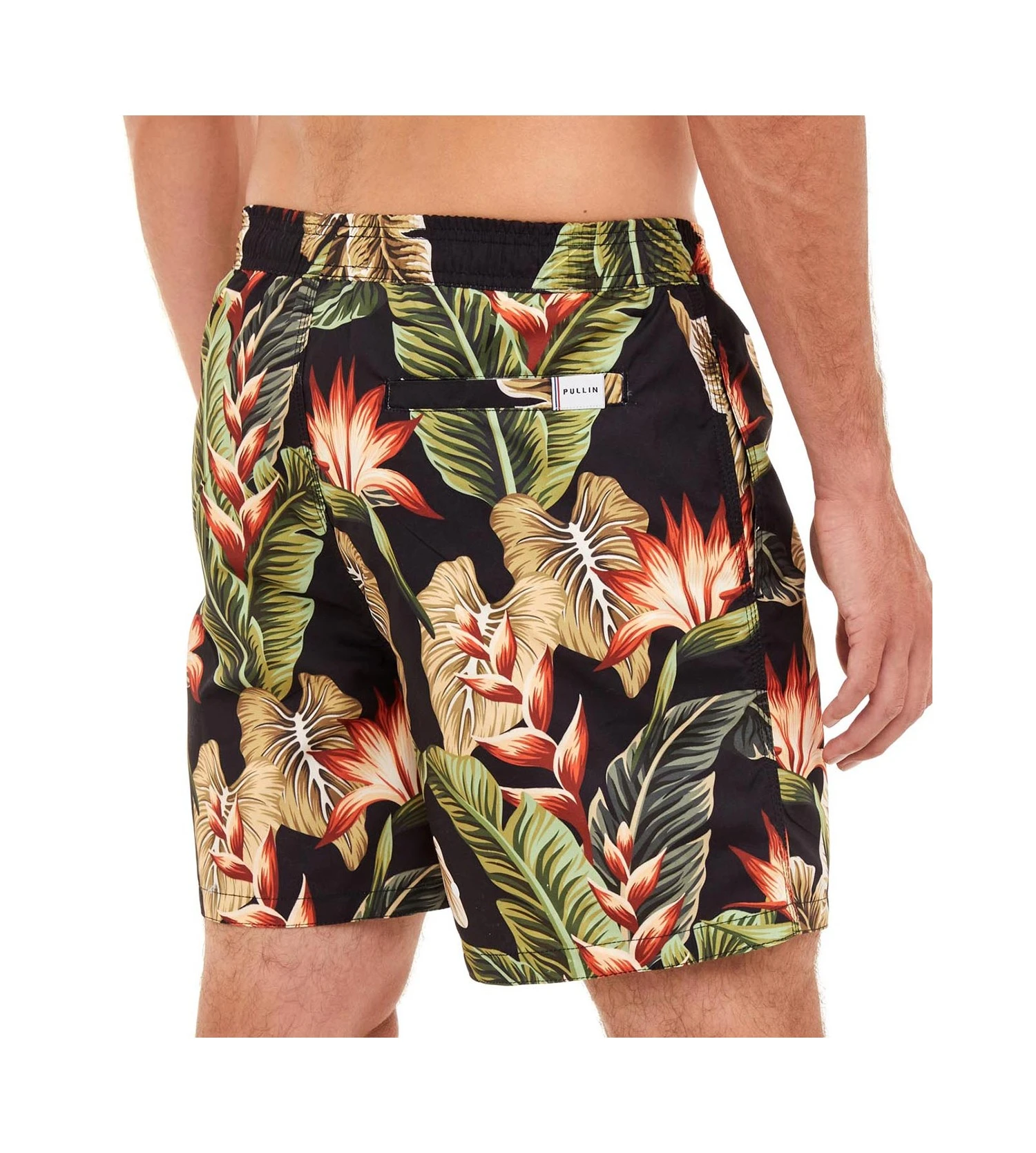PULLIN Short De Plage Pako Darkfloral IMPRIME 2 PULLIN Short De Plage Pako Darkfloral IMPRIME – Image 2