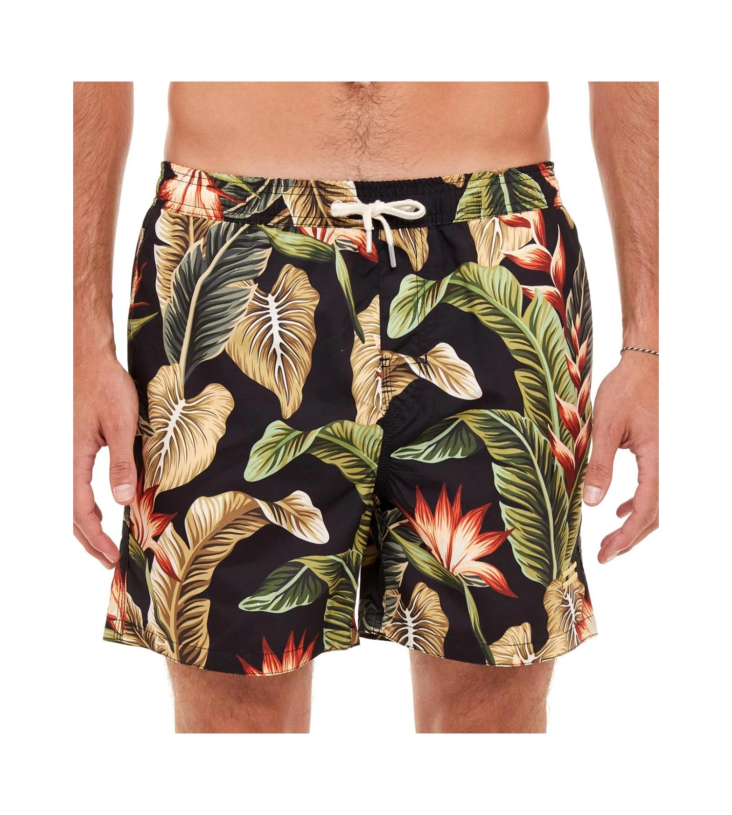 PULLIN Short De Plage Pako Darkfloral IMPRIME 1 PULLIN Short De Plage Pako Darkfloral IMPRIME