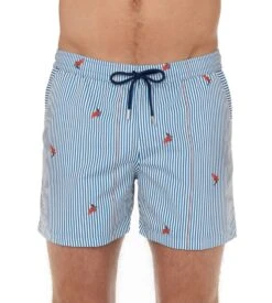 Short De Plage Homme Rayé Roxo Blue/White Stripes 11 Short De Plage Homme Rayé Roxo Blue/White Stripes -Calida Soldes Magasin short de plage roxo pour homme r0bw blue white stripes 2