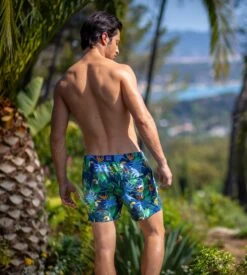 Short De Plage Toucan Pour Homme Navy Print -Calida Soldes Magasin short de plage toucan p0ra navy print 3